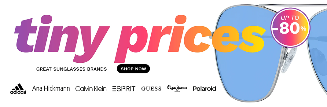 GREAT SUNGLASSES BRANDS. TINY PRICES.