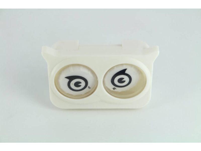 Colour eyes contact lens storage kit, Colour: white