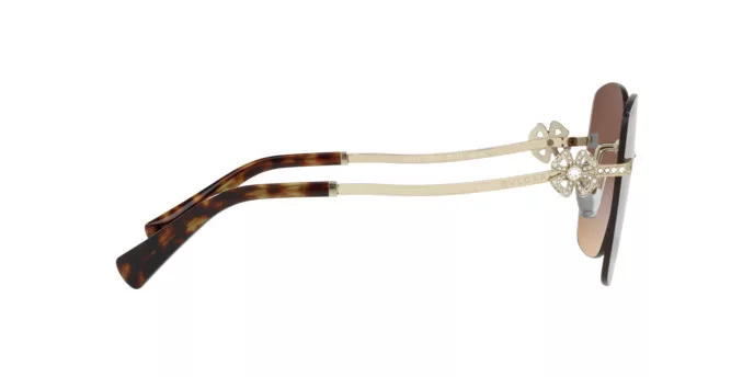 Bvlgari 6173-B 278/13 Sunglasses New Authentic Bvlgari Brown Gradient Square Ladies Sunglasses BV6173B 278  main image 4