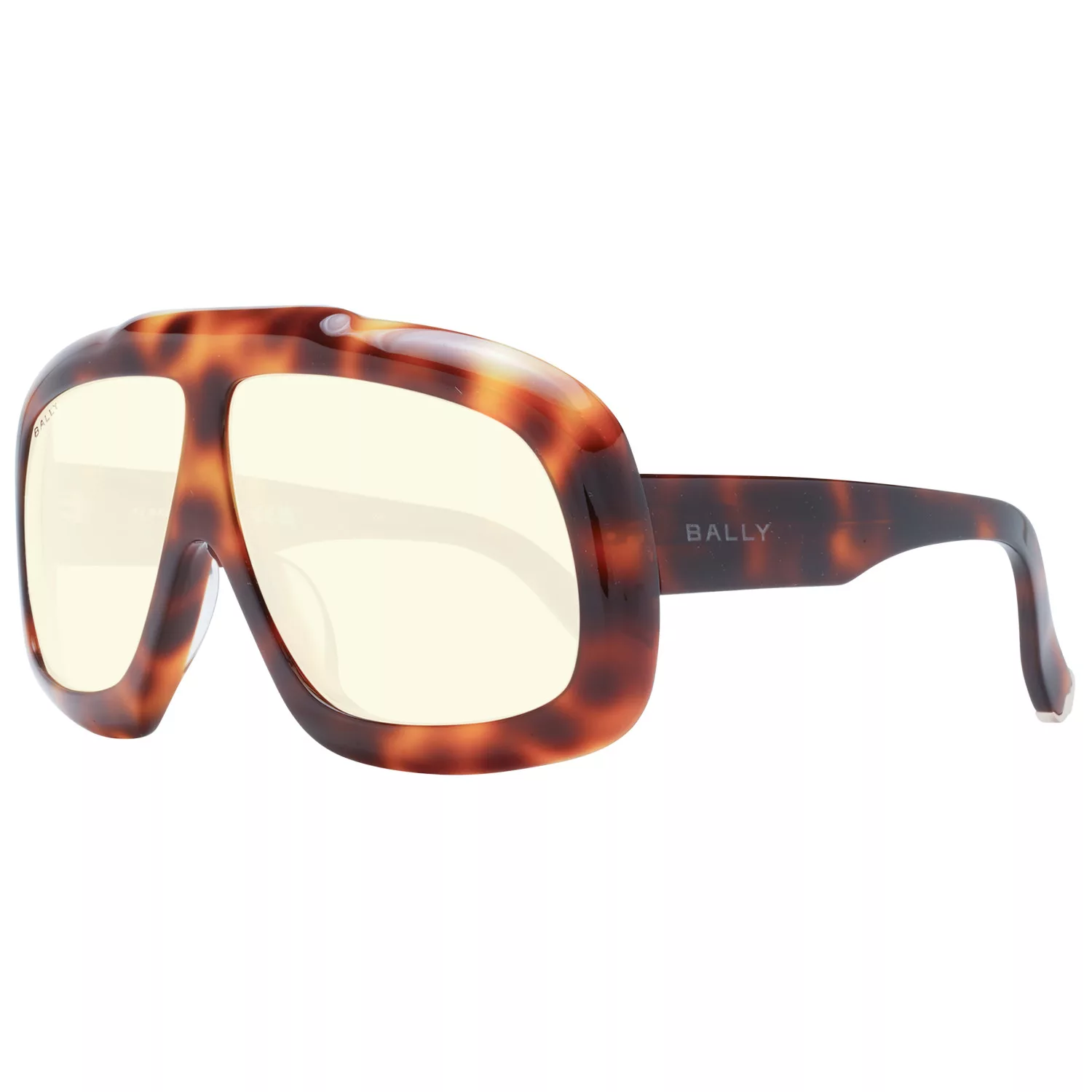 Bally Tortoise Shell Oversized Sunglasses Bally BY0097-H 52B Brown Tortoise Over Size Plastic  main image 4