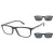 Emporio Armani EA 4160 50881W 55 Men sunglasses