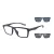 Emporio Armani EA 4189U 50881W 55 Men sunglasses