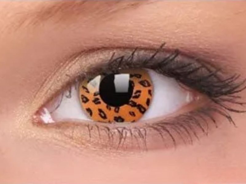 ColourVUE Crazy Yellow Leopard (2 lenses) - without dioptre