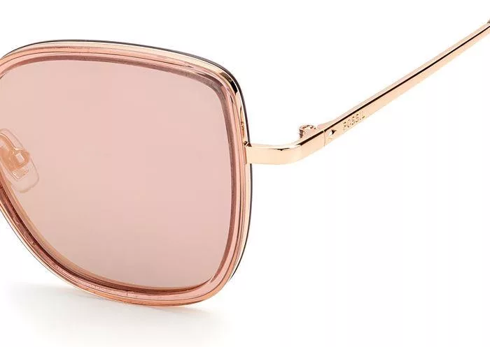 Fossil Occhiali Da Sole Donna Modello Fos 2098/G/S – Design Iconico Con Dettaglio Diamante, Vestibilità Comoda, Perfetti Per Ogni Occasione - 3