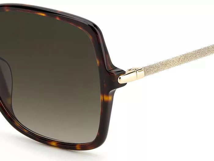 JIMMY CHOO Authentic Women\'s EPPIE G/S 57 mm Sunglasses Jimmy Choo Grey Shaded Square Ladies Sunglasses EPPIE/G/S  main image 4