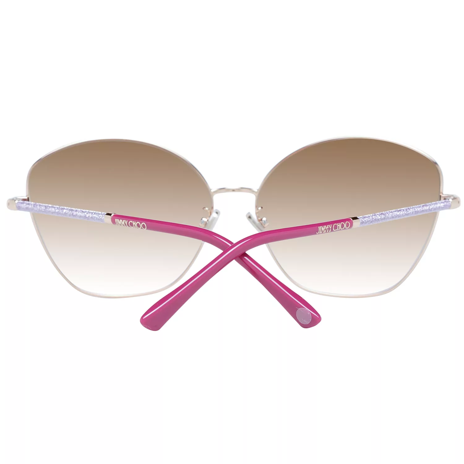 JIMMY CHOO MARILIA/G/SK Gold Nude Glitter Sunglasses Jimmy Choo MARILIA/G/SK BKU2S Sunglasses - Pretavoir main image 2