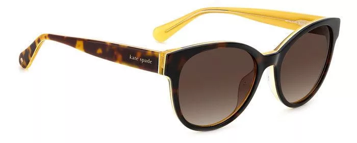 KATE SPADE KSASTELLEGS-0PSXHA-55  Sunglasses Size 55mm 140mm 18 gold Kate Spade Sunglasses Women main image 4