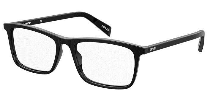 メガネ Levi's Eyeglasses LV1024 807 Black Premium Square LEVIS LV1029-807-48 Eyeglasses Size 48mm 24mm 145mm black