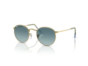   Ray-Ban Round Metal RB 0RB3447 001/3M 53 Men, Women sunglasses