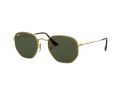 Ray-Ban Hexagonal RB 3548N 001 51 Men, Women sunglasses