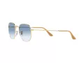 Ray-Ban Hexagonal RB 3548 001/3F 51 Men, Women sunglasses