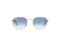 Ray-Ban Hexagonal RB 3548 001/3F 54 Men, Women sunglasses