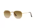 Ray-Ban Hexagonal RB 3548 001/51 51 Men, Women sunglasses