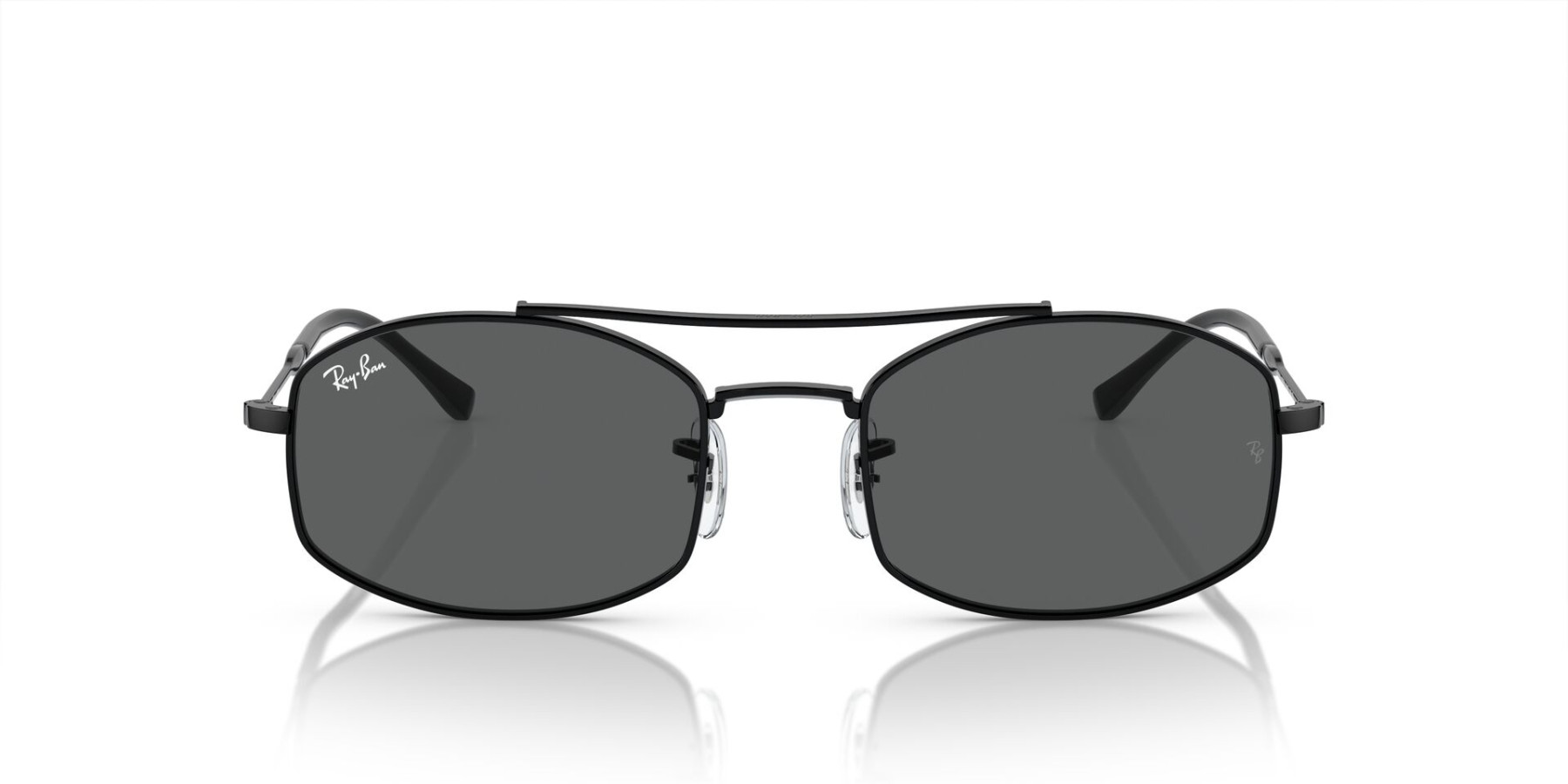 Oval double bridge ray ban shop