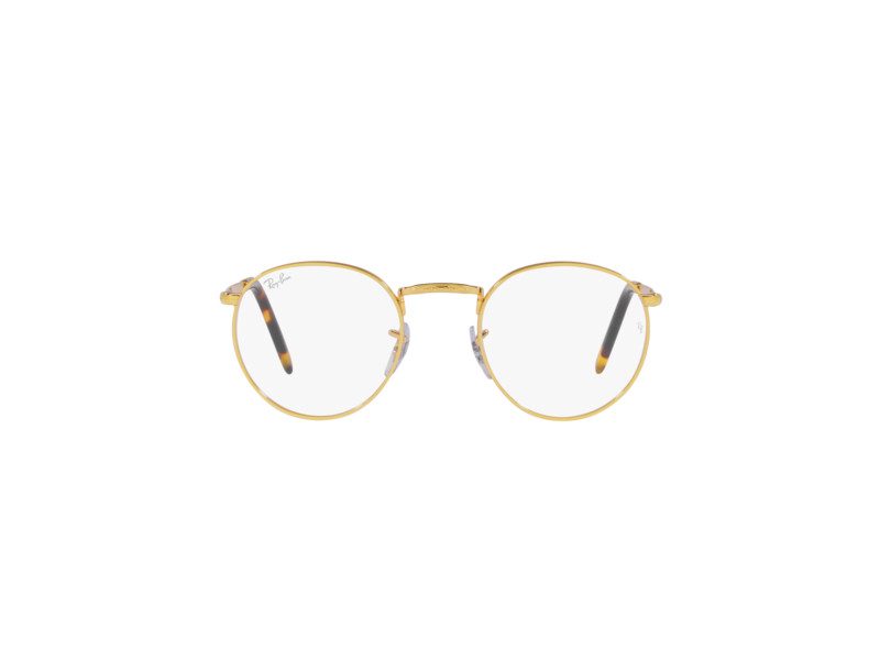 Ray Ban New Round RX 3637V 3086 53 Men Women glasses Cont