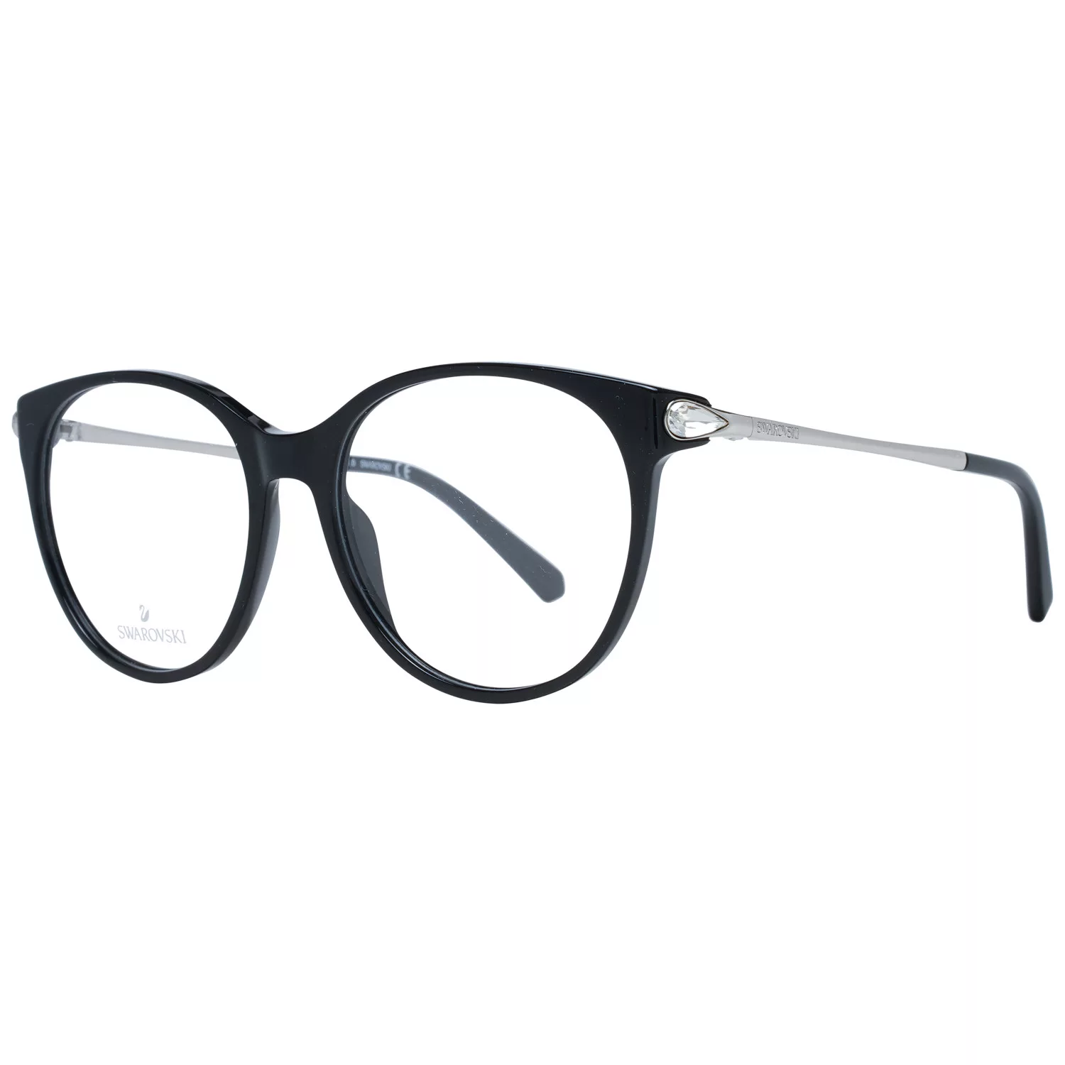SWAROVSKI SK-5320-F メガネ ブラック Swarovski SK 5372 001 53 Women glasses - Contact lenses, sun