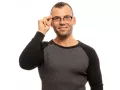 Lozza VL 4145 0BLK 48 Men, Women glasses