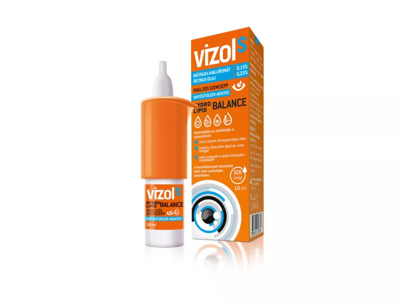 Vizol S Hydro Lipid Balance 0.15% HA, 0.25% Castor Oil (10 ml)