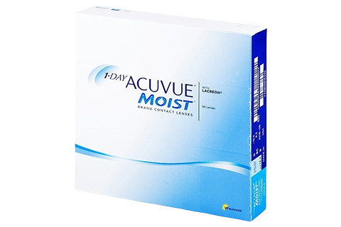 Image of Acuvue Moist Contact Lenses 1 Day Replacement -2.00 BC/8.5 90 Units