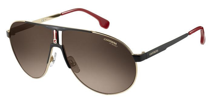 Image of Aviator Gold Black Brown Gradient 1005/S Sunglasses