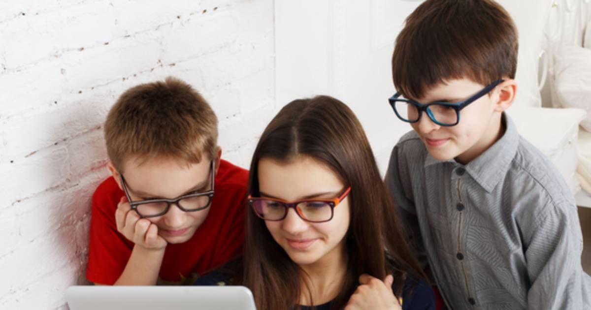 Computer glasses for children