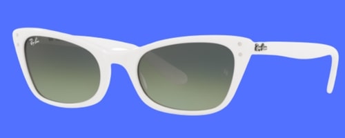 Ray-Ban white sunglasses